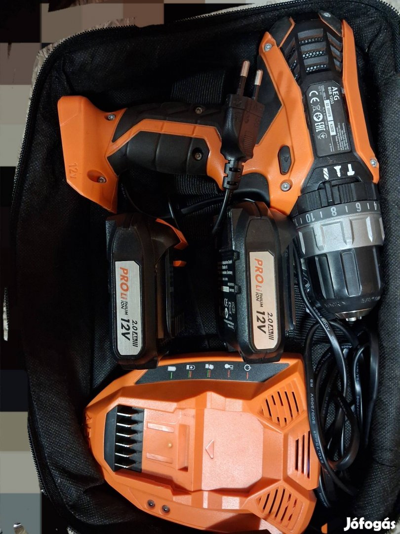 Eladó aeg akumlátoros fúrógép újszerű jelenleg a bolti ár
