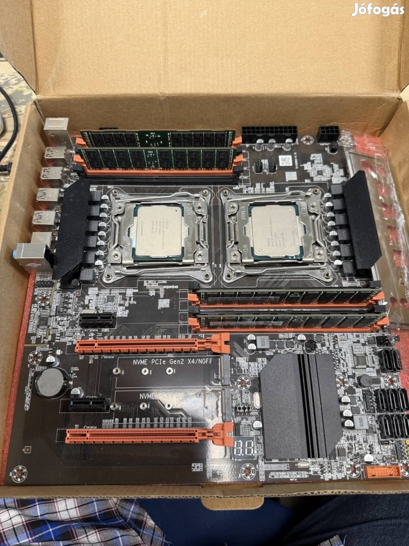 Eladó alaplap, processzor, ram. 128GB ram, 32 mag 64 szál