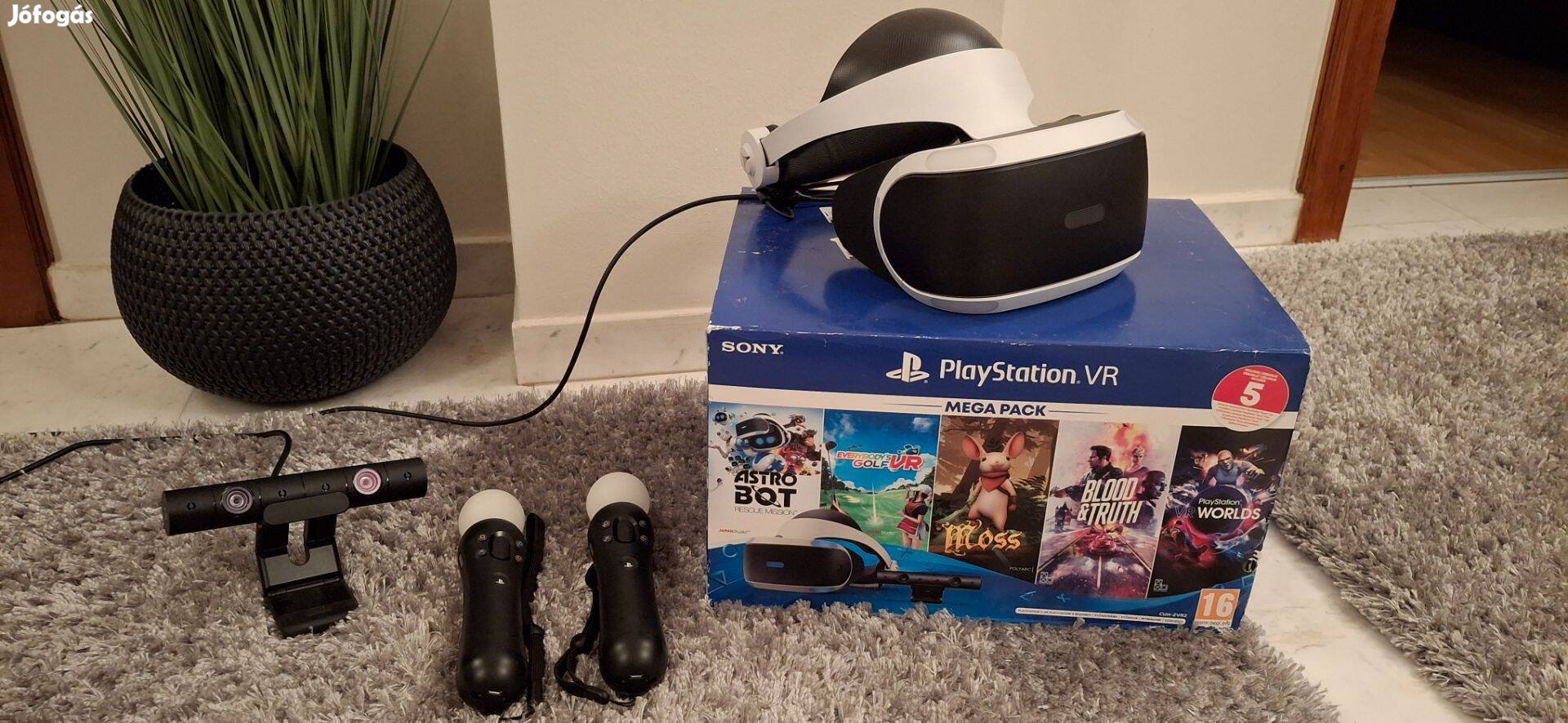 Eladó alig használt Playstation VR szett