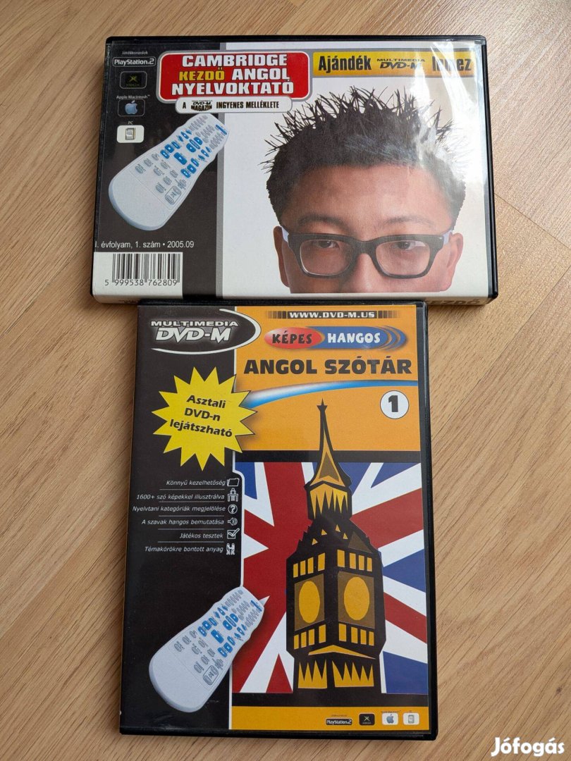 Eladó angol szótár nyelvoktató DVD