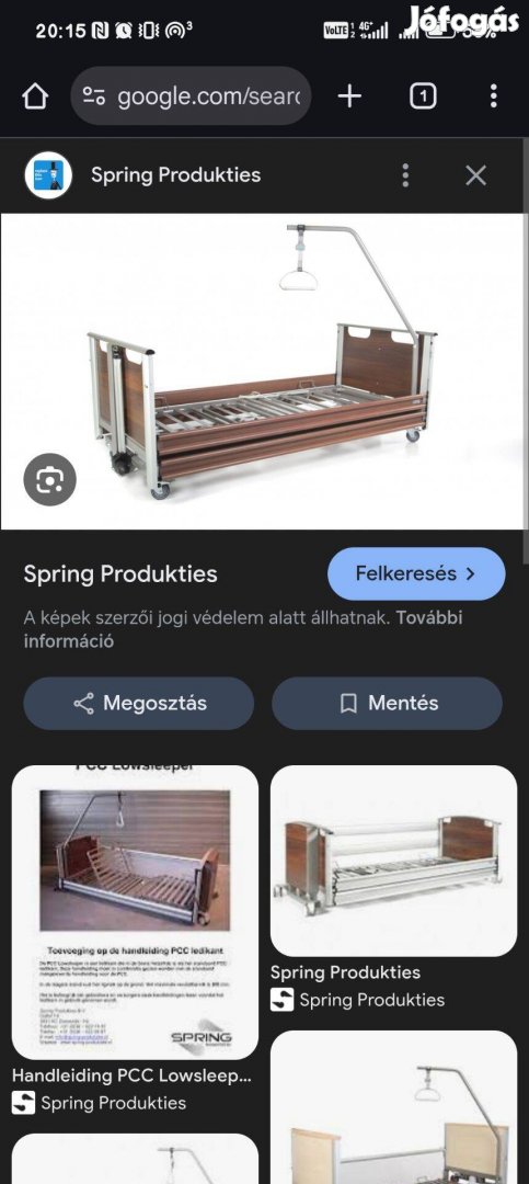 Eladó ápolási ágy matraccal huzattal