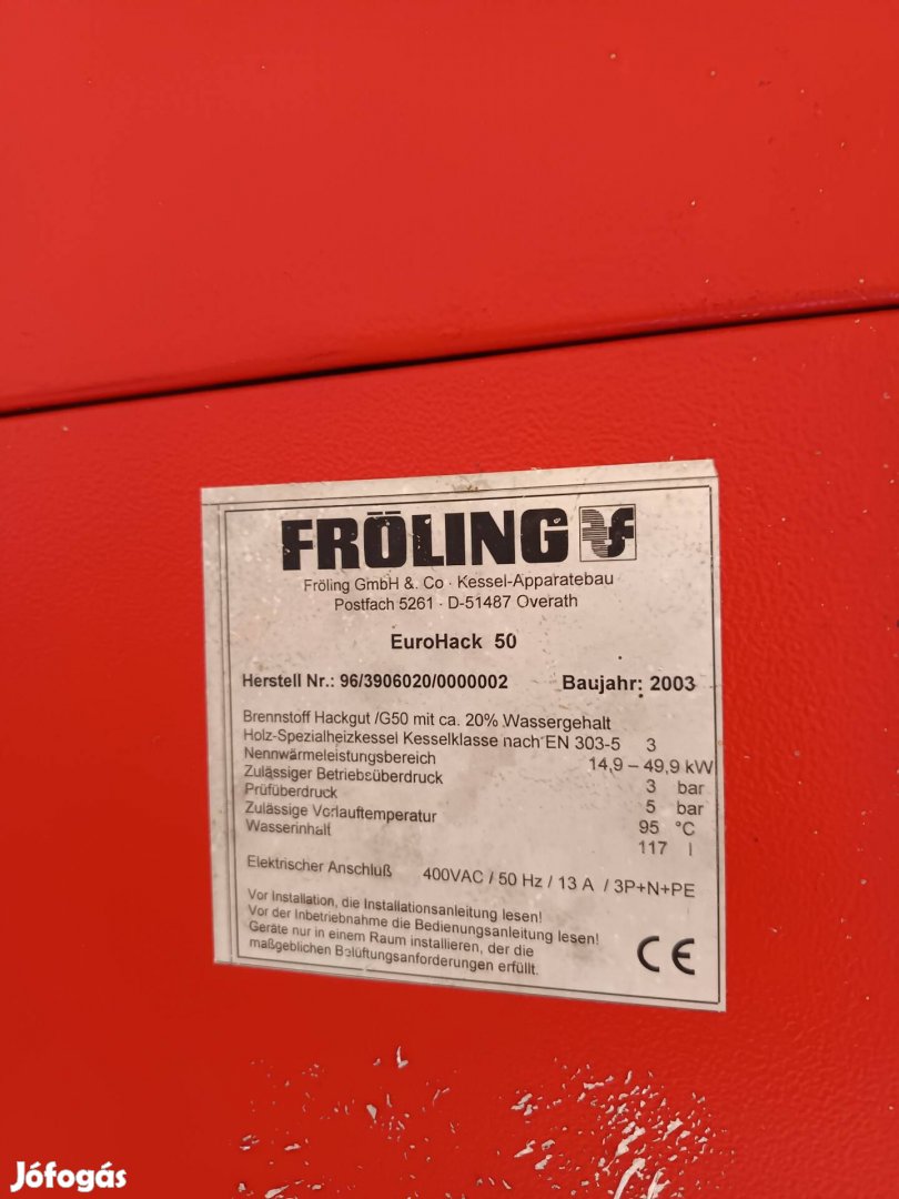 Eladó apritékos kazán