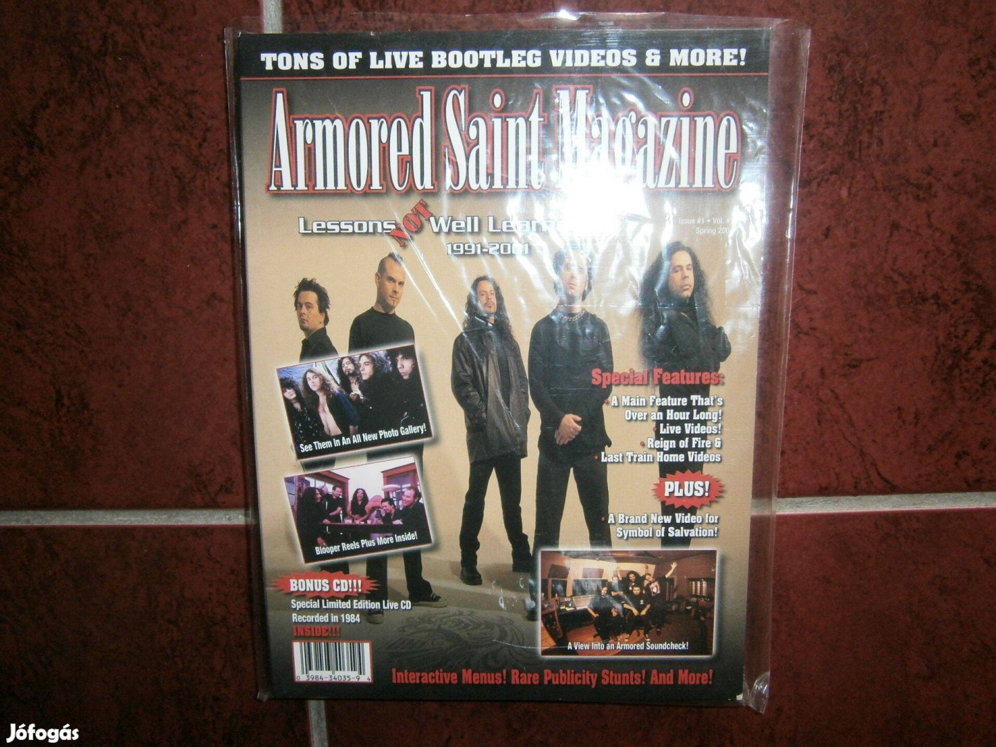 Elado armored saint cd dvd lemezek