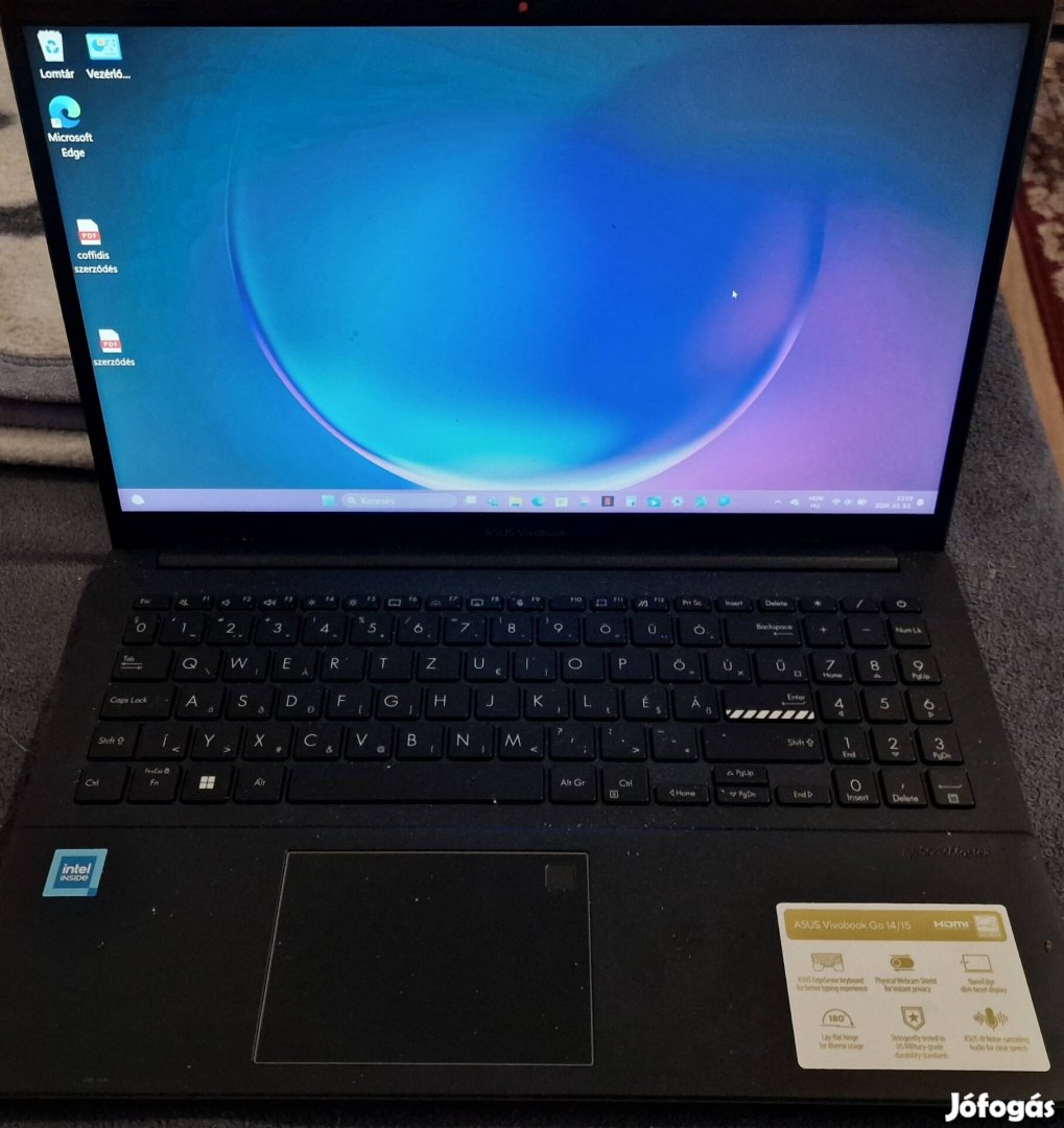 Eladó asus vivobook go