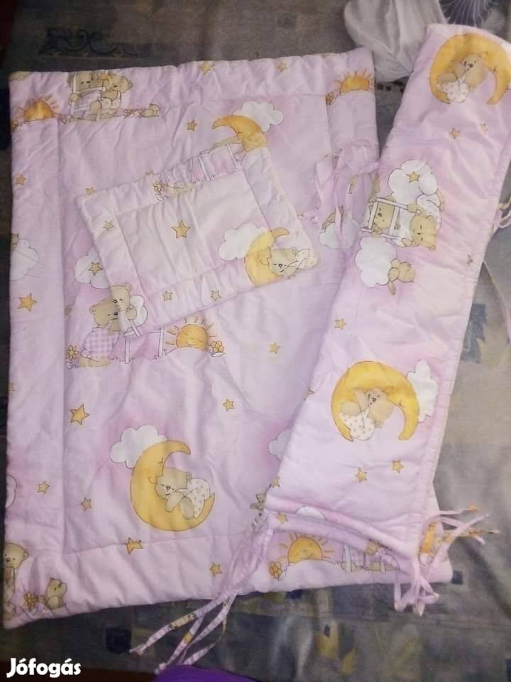 Eladó baba ágynemű szett Takaró+párna+Rácsvédő