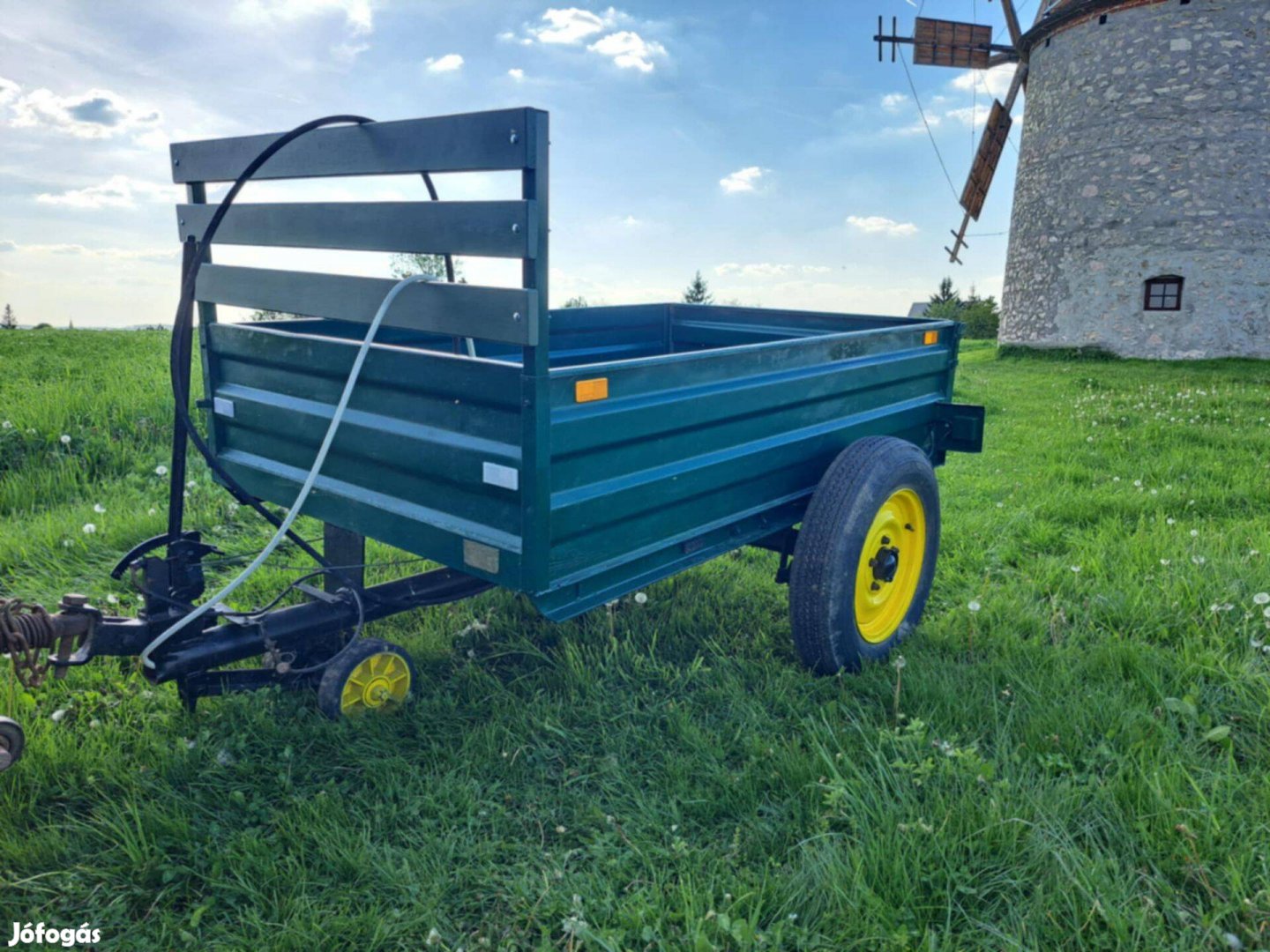 Eladó billenős pótkocsi japán traktor, MTZ, Zetor, Tz4k