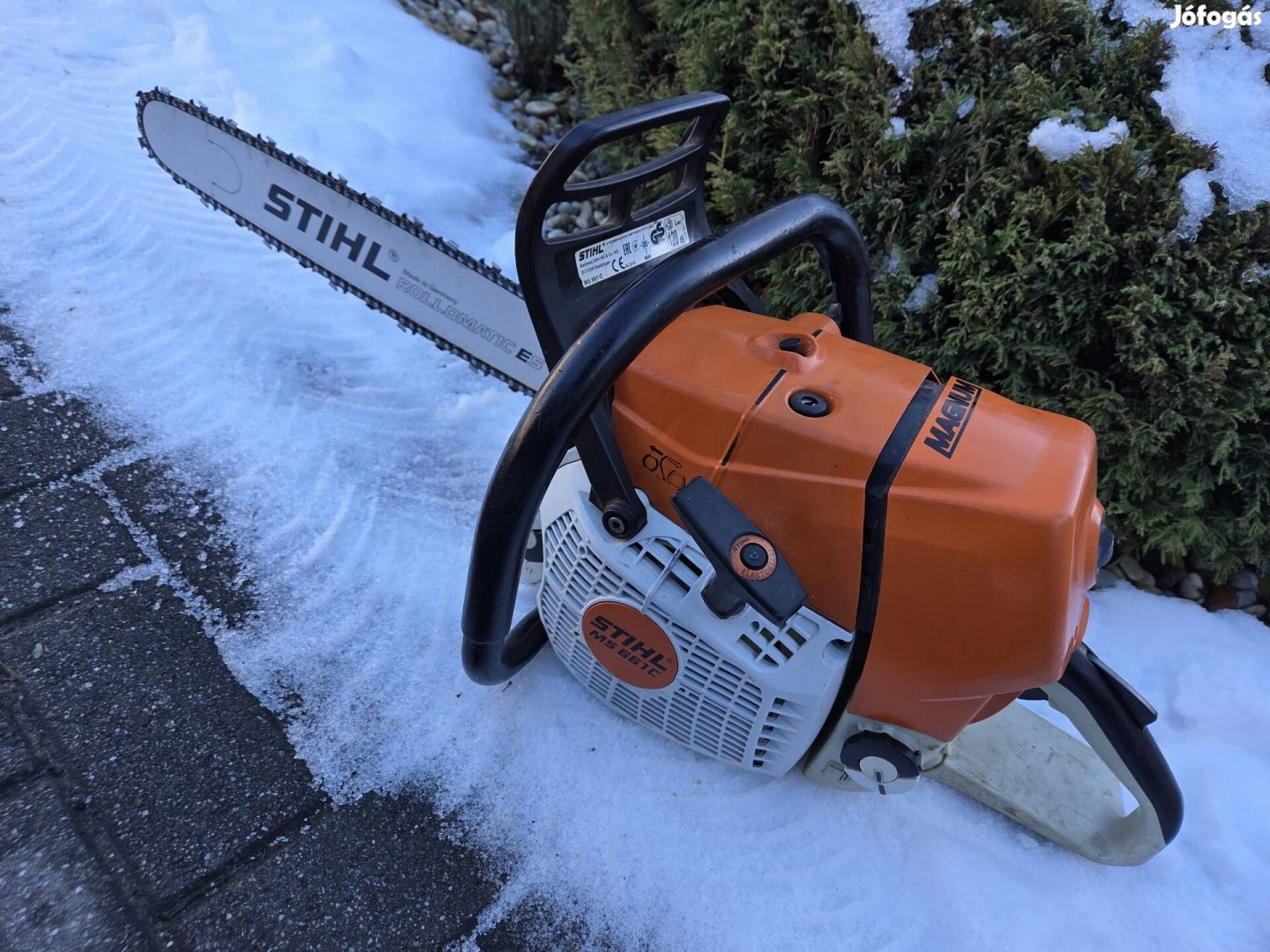 Eladó bitang erős,gyári motoros stihl ms 661 cm fűrész!