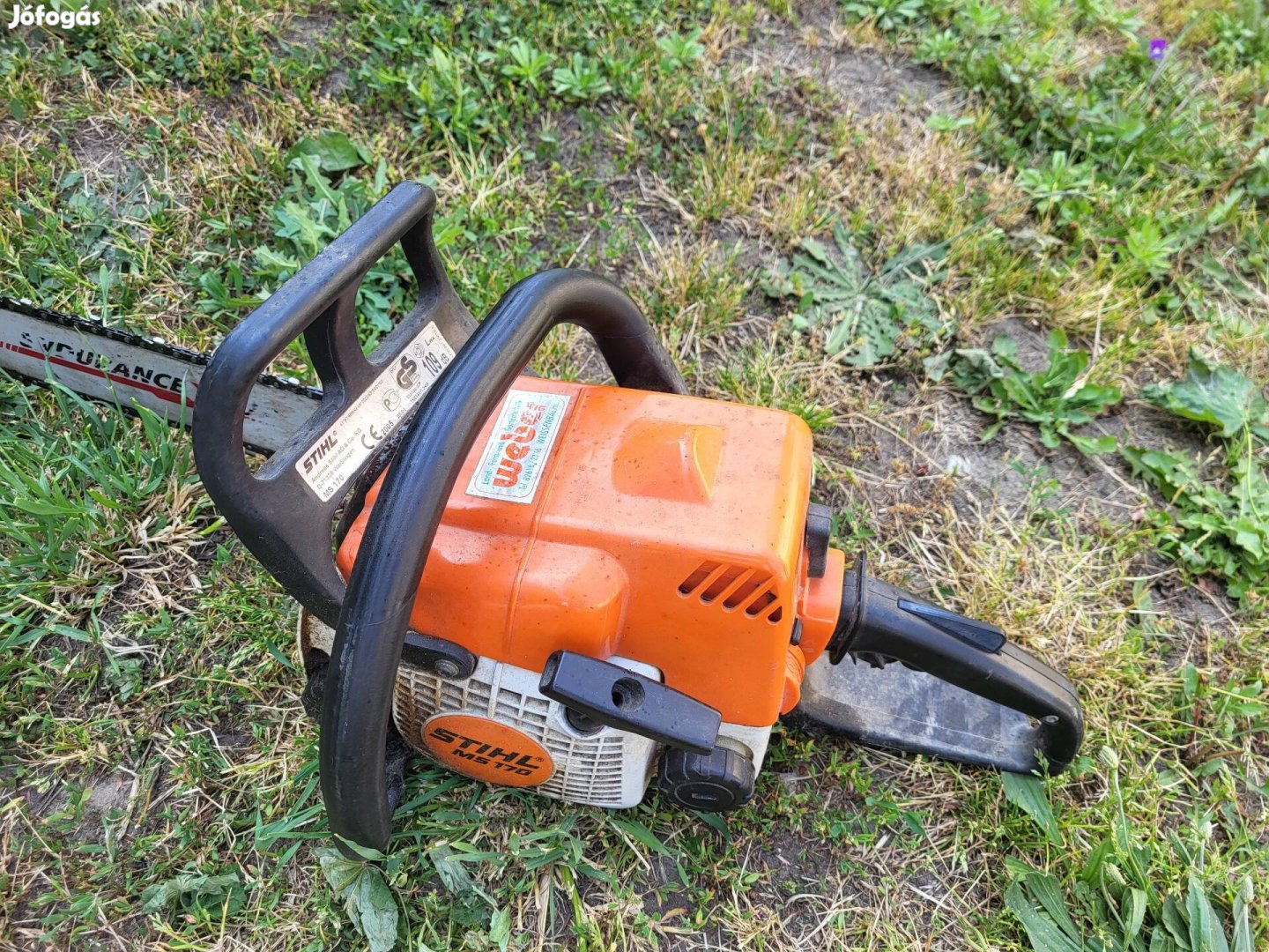 Eladó bitang,hibátlan stihl ms 170 tipusú fűrész!