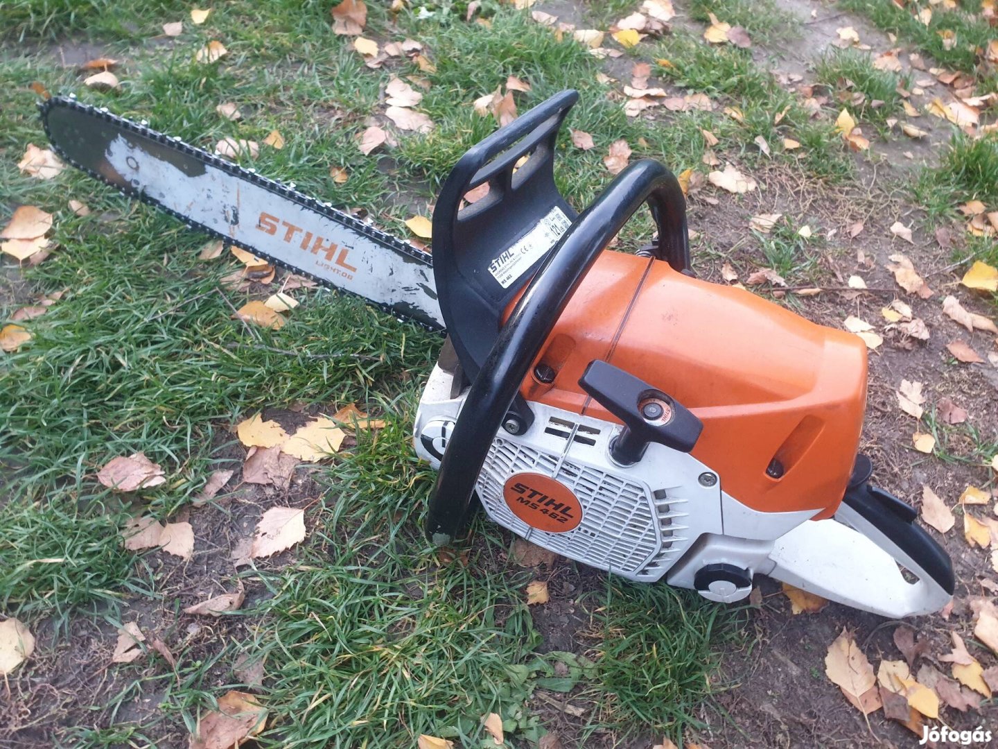 Eladó bitang kompresszióval egy stihl ms 462 tipusú motorfűrész! 