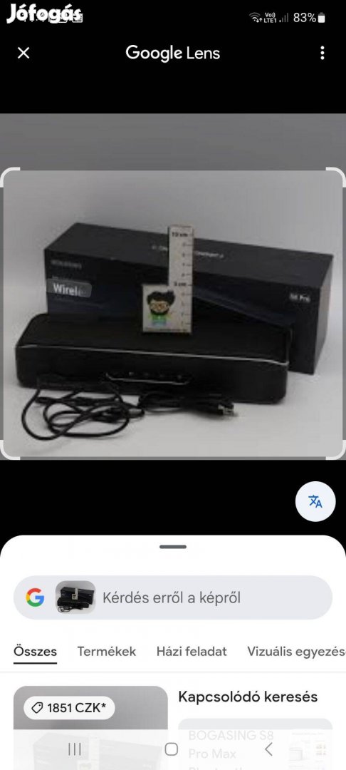 Eladó bogasing s8 pro bluetooth hangszóró