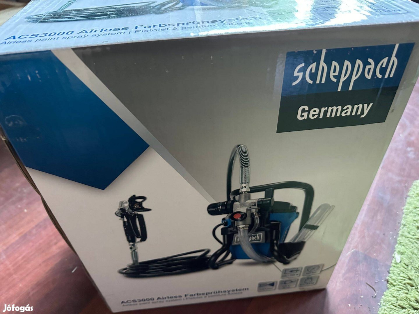 Eladó bontatlan Scheppach ACS 3000 airless festékszóró