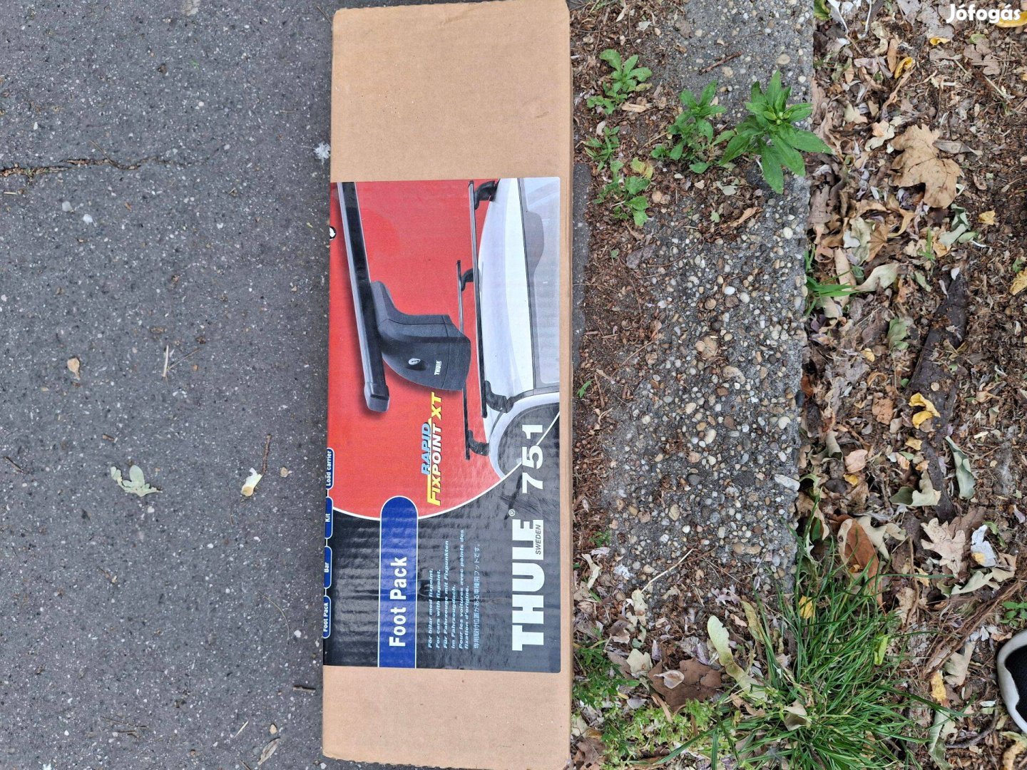 Eladó bontatlan Thule 751Footpack és Thule Rapid sytem 760,-108 cm