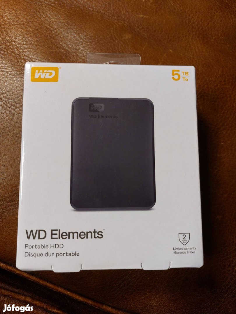Eladó bontatlan WD Elements Portable HDD 5TB