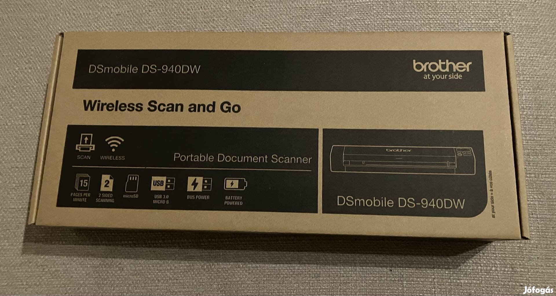 Eladó bontatlan brother ds-940dw hordozható szkenner