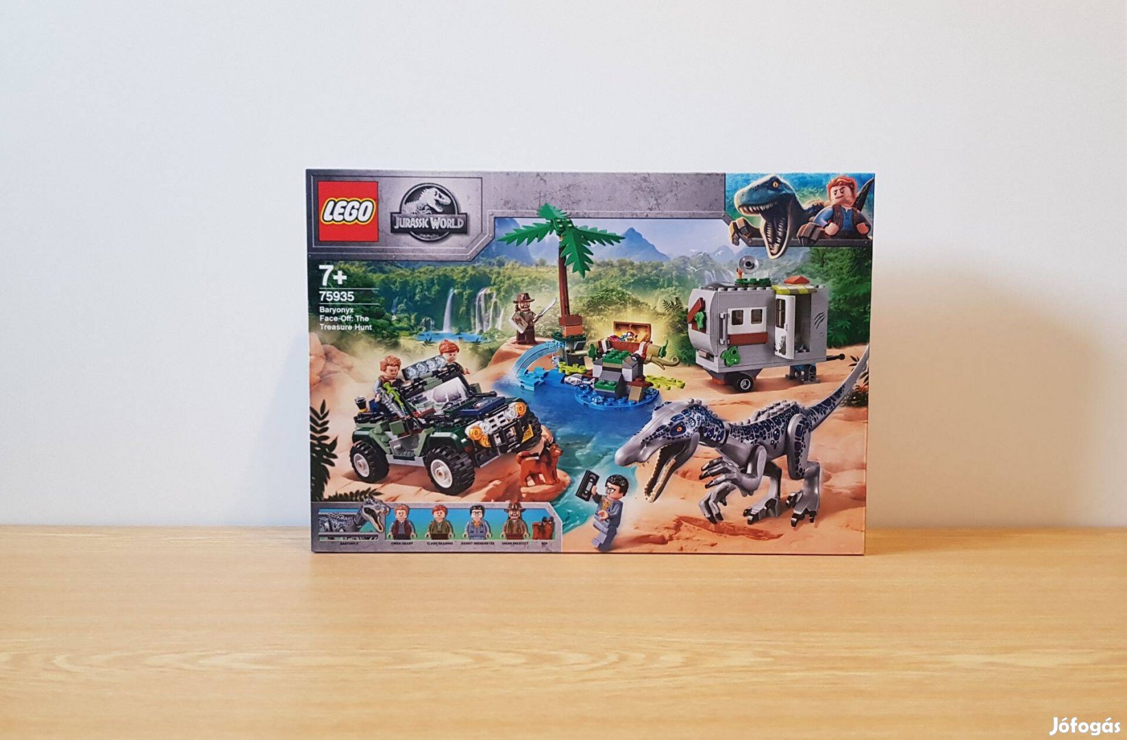 Eladó bontatlan,új LEGO 75935 Baryonyx bonyodalom: A kincsvadászat