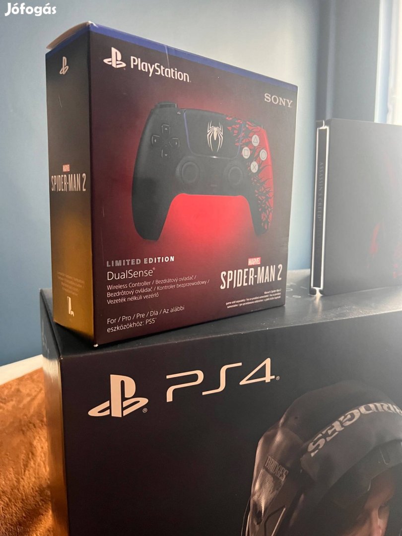 Eladó bontatlan új,limitált Spiderman 2 Ps5 dualsense controller