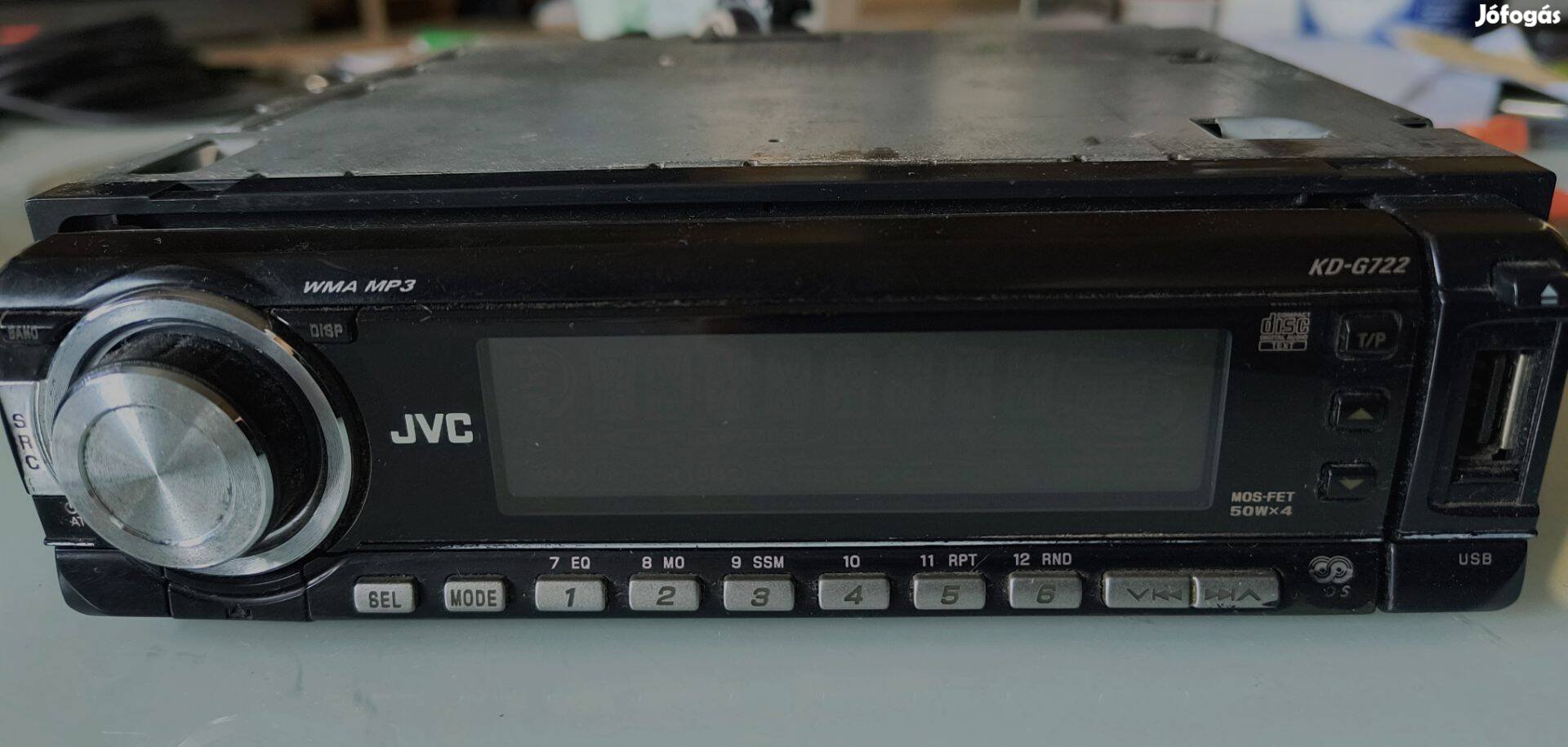 Eladó,cserélhető JVC KD-G722 USBCD fejegység Egerben