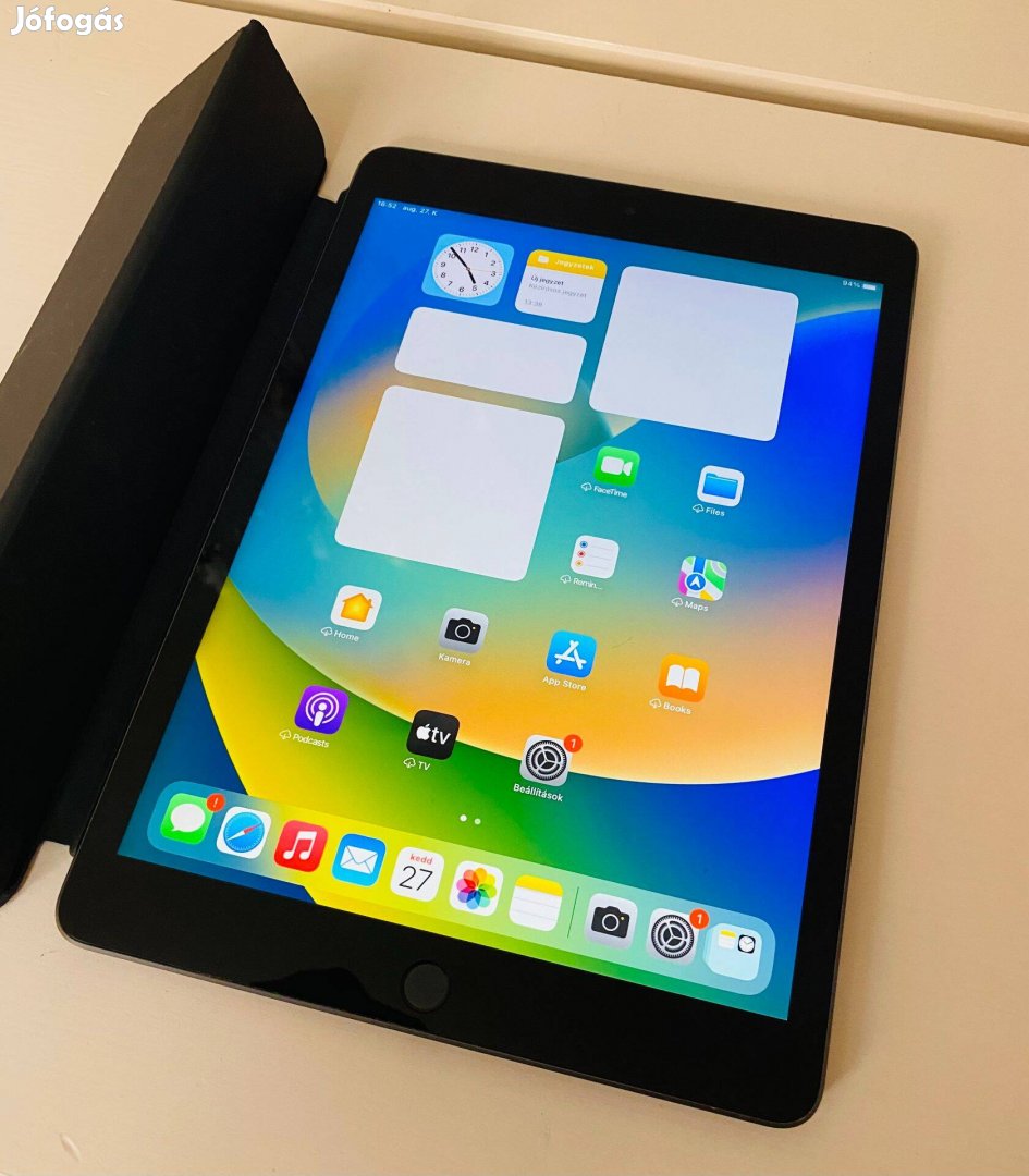 Eladó dobozában, töltővel Apple ipad 9., Space Gray, új állapotú, 64GB