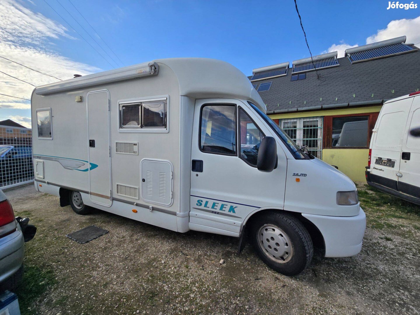 Eladó egy 2001-es évjáratú, 2.8 Fiat Sleek lakóautó