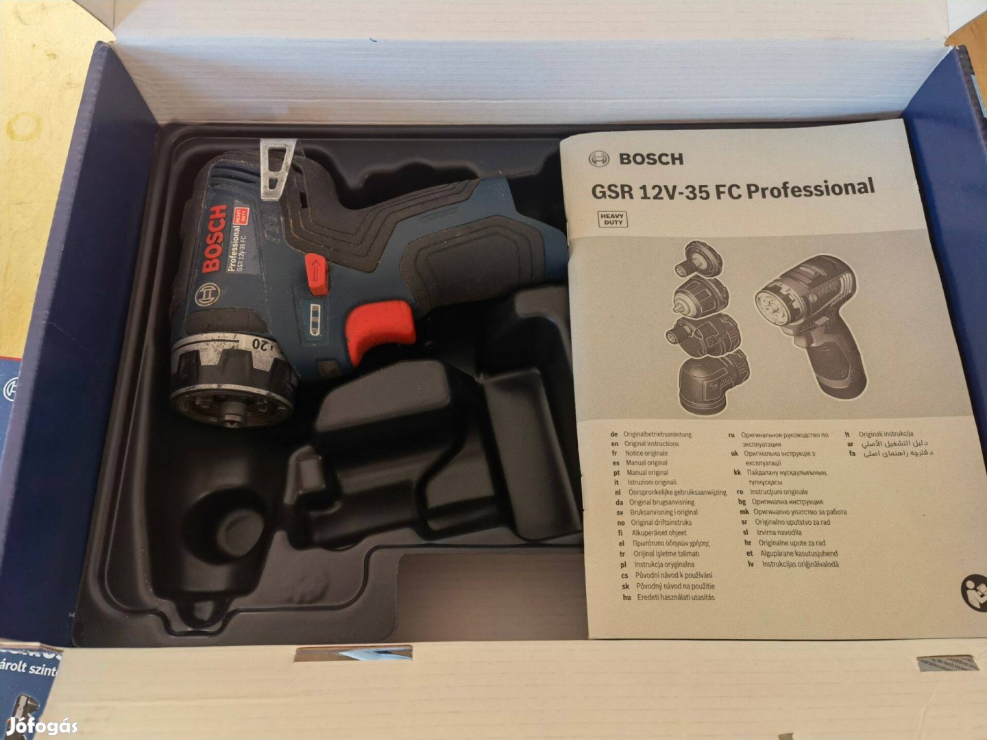 Eladó egy Bosch GSR 12V-35 FC akkus csavarbehajtó géptest!