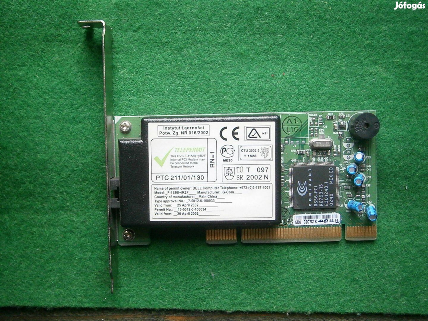 Eladó egy Conexant RS56 (Dell) - PCI belső modem
