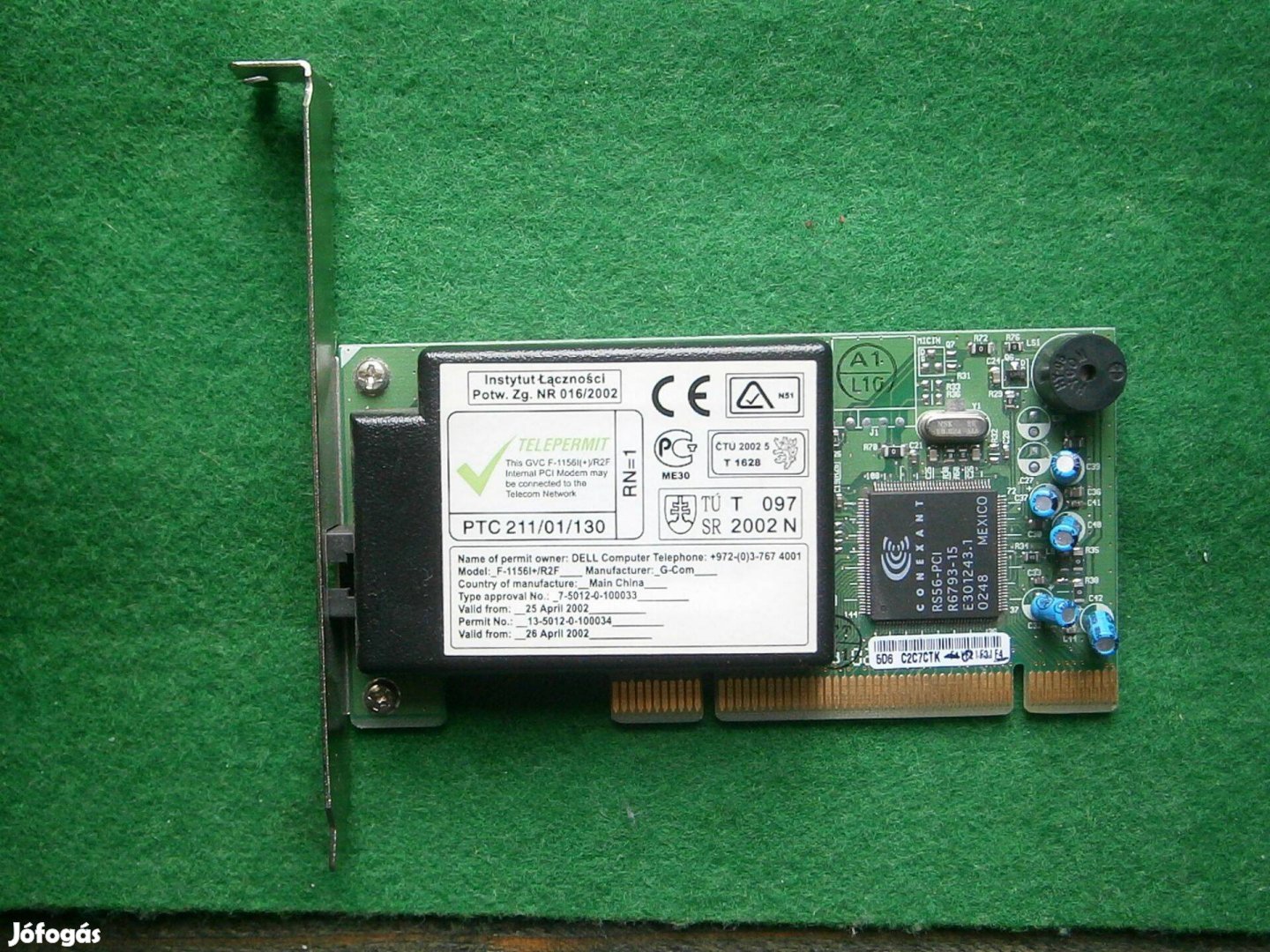 Eladó egy Conexant RS56 (Dell) - PCI belső modem