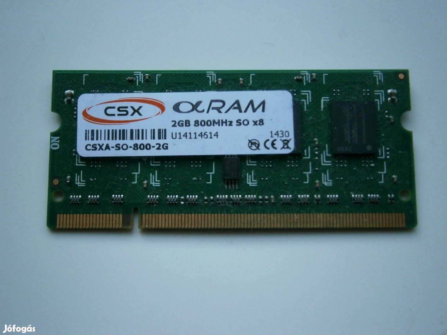 Eladó egy Csx DDR-2 2GB/800 DDR2 Sodimm Notebook RAM