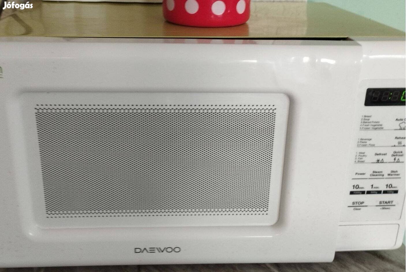 Eladó egy Daewoo megkimélt állapotú 800 W-os mikro sütő