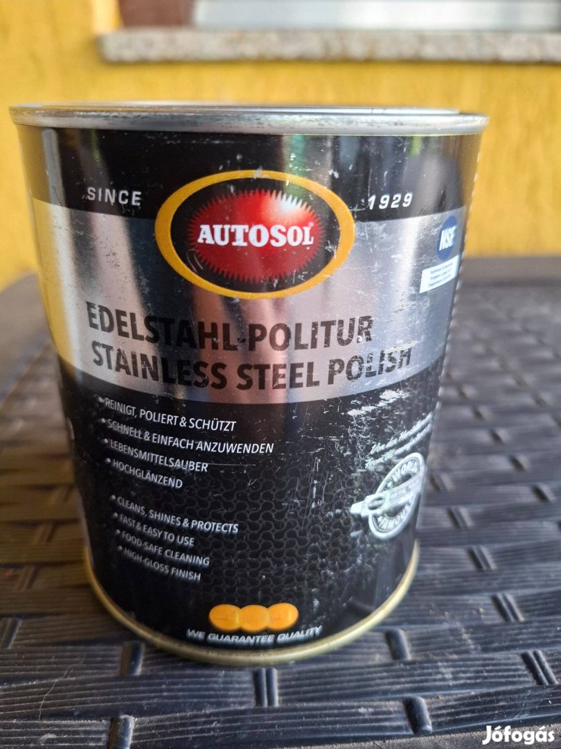 Eladó egy Doboz Autosol inox polish 750 ml paszta