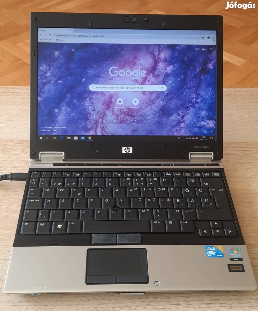 Eladó egy HP 2530p 12,1 colos Elitebook Notebook!