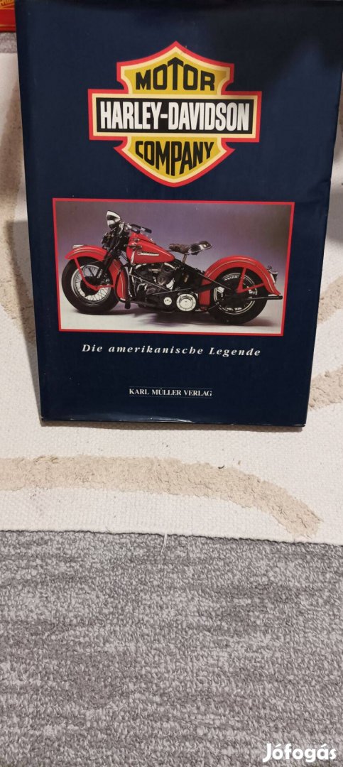 Eladó egy Harley-Davidson Amerikai legendái, című nagy könyv