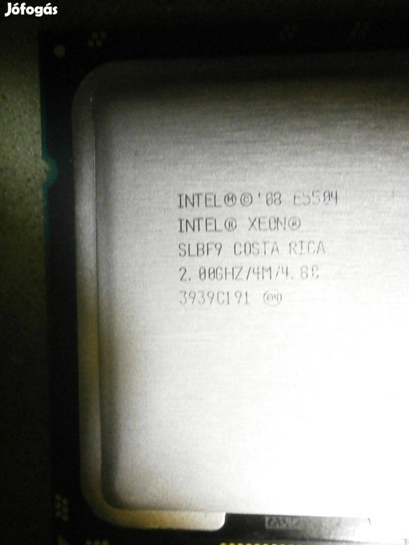 Eladó egy INTEL Xeon QC E5504 processzor