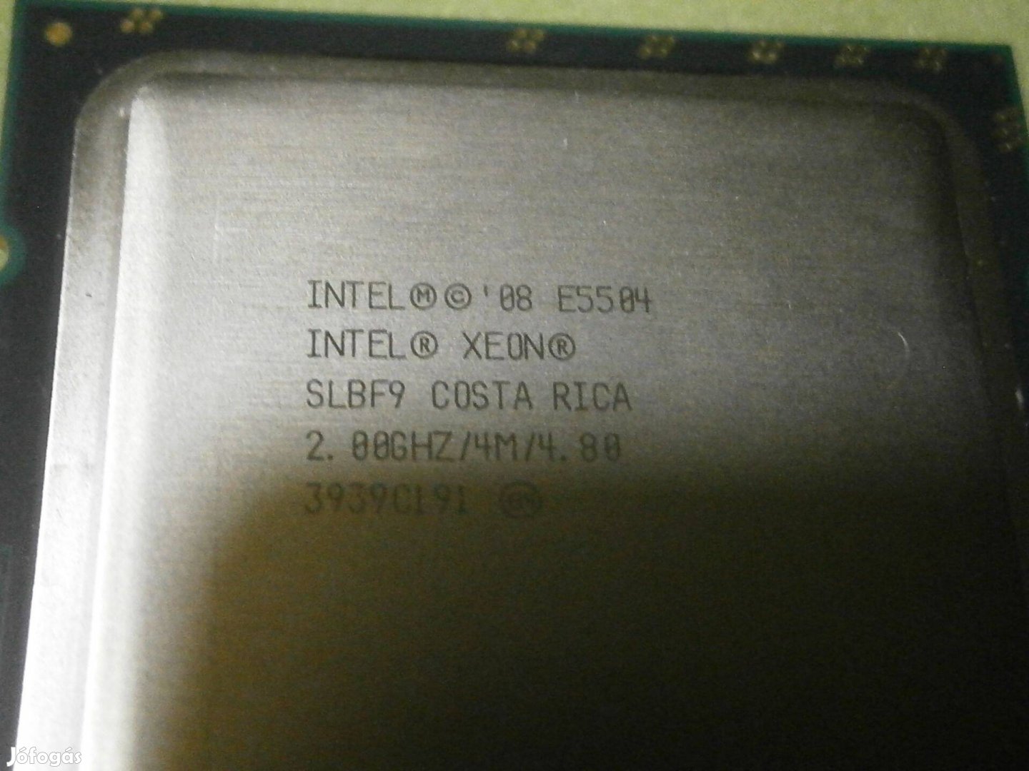 Eladó egy INTEL Xeon QC E5504 processzor