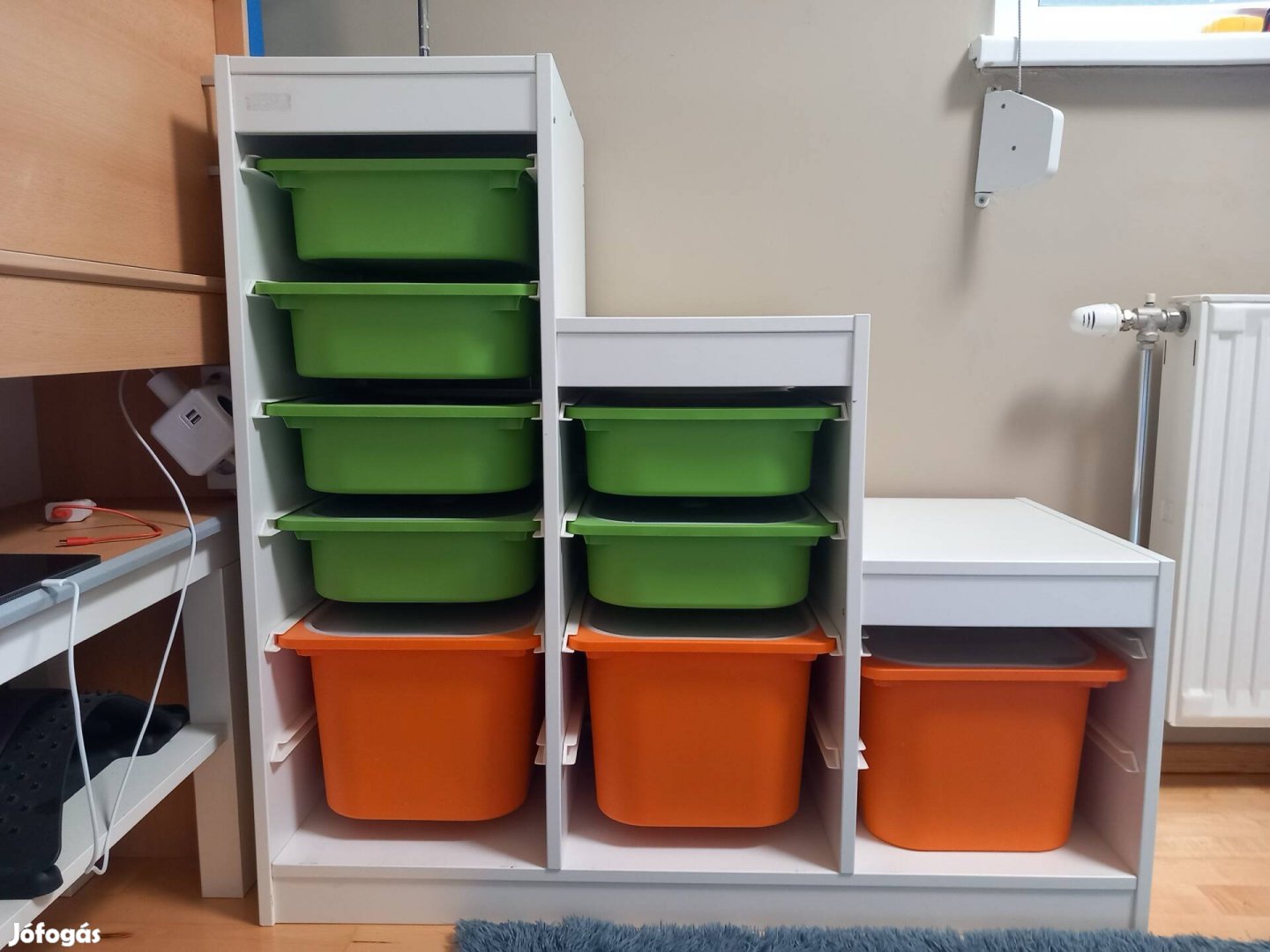 Eladó egy Ikea Trofast tároló kombináció.