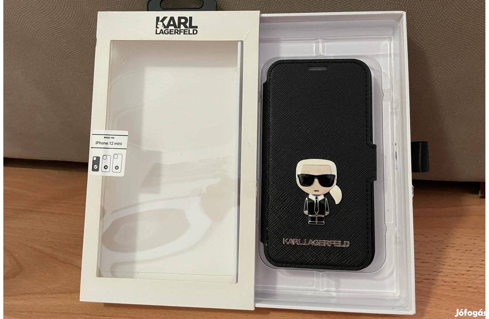 Eladó egy Karl Lagerfeld iphone 12 mini kinyitható tok védő