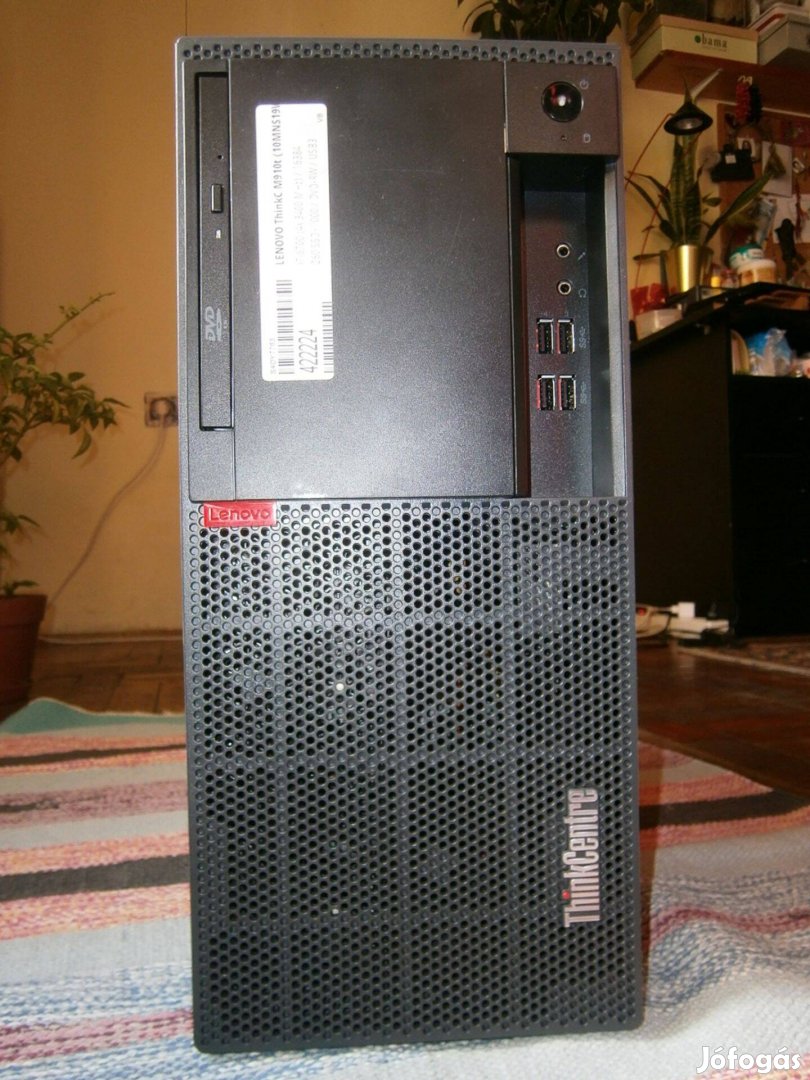 Eladó egy Lenovo Thinkcentre m910t asztali számítógép