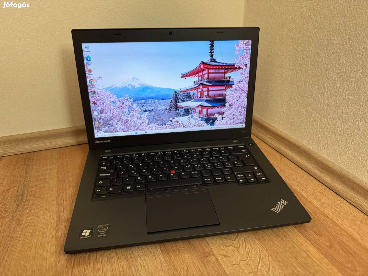 Eladó egy Lenovo Thinkpad T440 laptop (Intel i5 2x2,9GHz/8GB/256SSD)