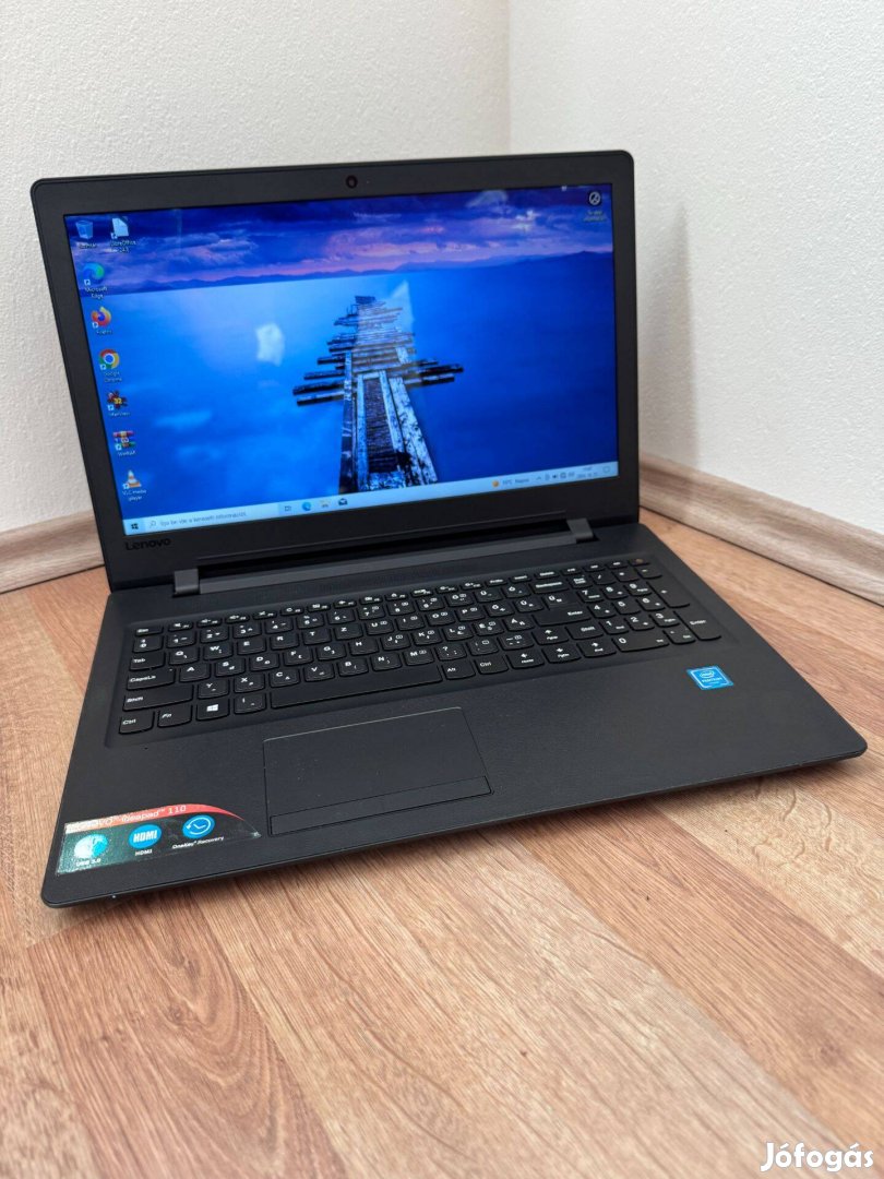 Eladó egy Lenovo ideapad 110 laptop(Intel Pentium 4x2,56GHz/4GB/240SSD