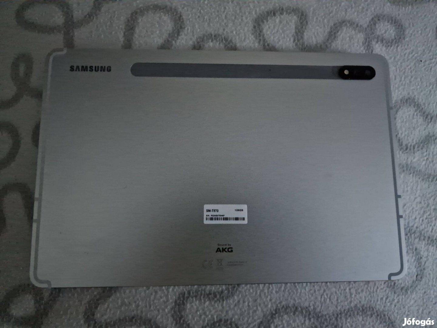 Eladó egy Samsung Tab S7(T870) 6/128 GB ezüst színű