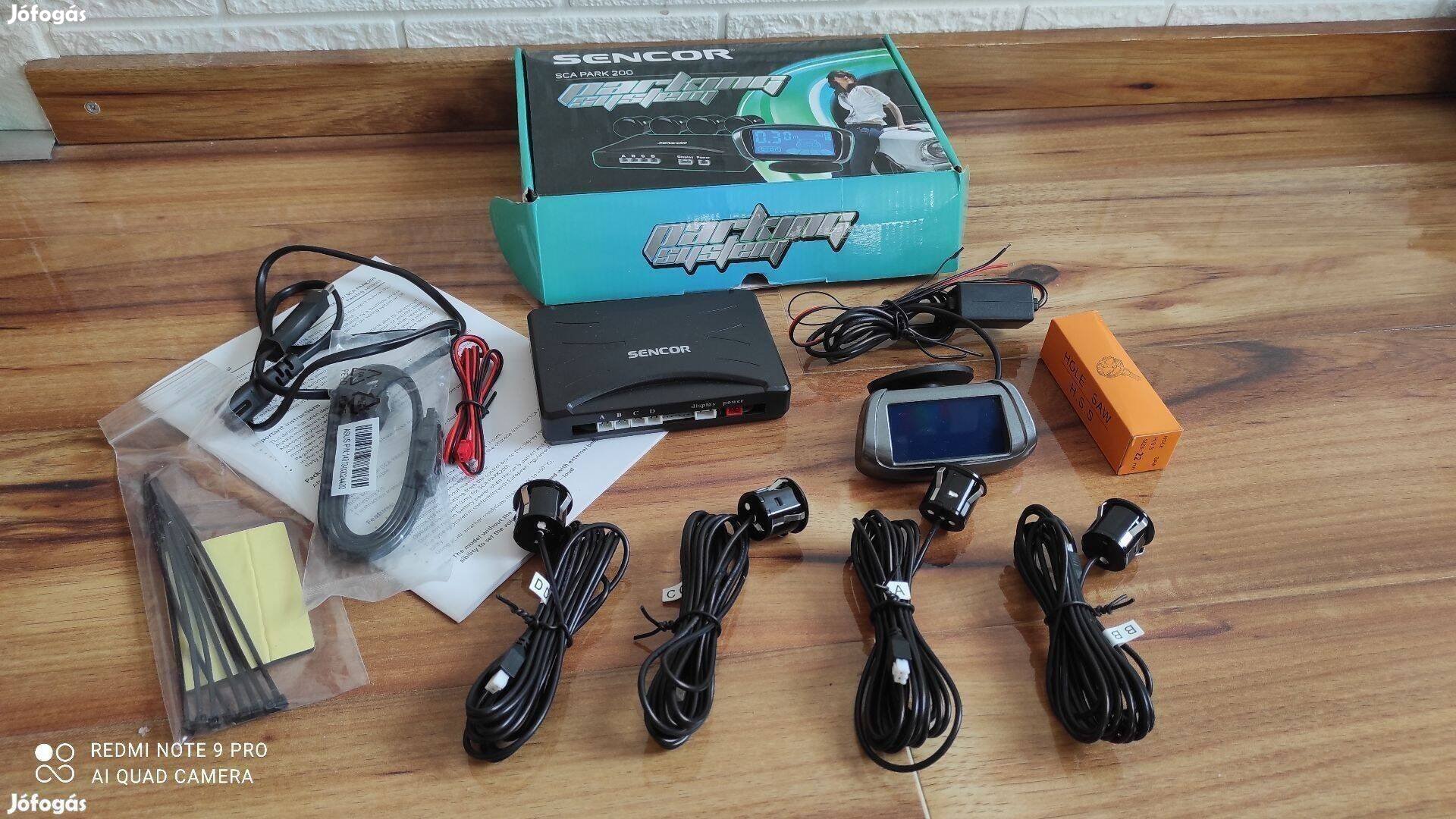 Eladó egy Sencor Parkoló Tolatóradar Lcd kijelzővel!