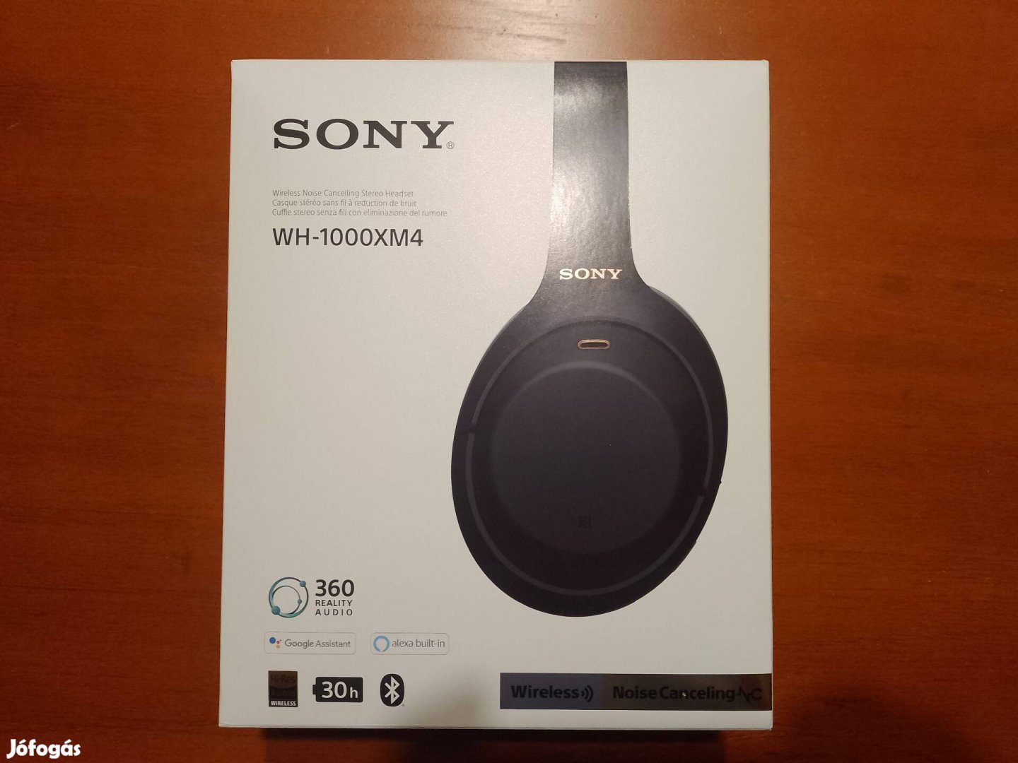 Eladó egy Sony WH-1000XM4 fejhallgató üres doboza