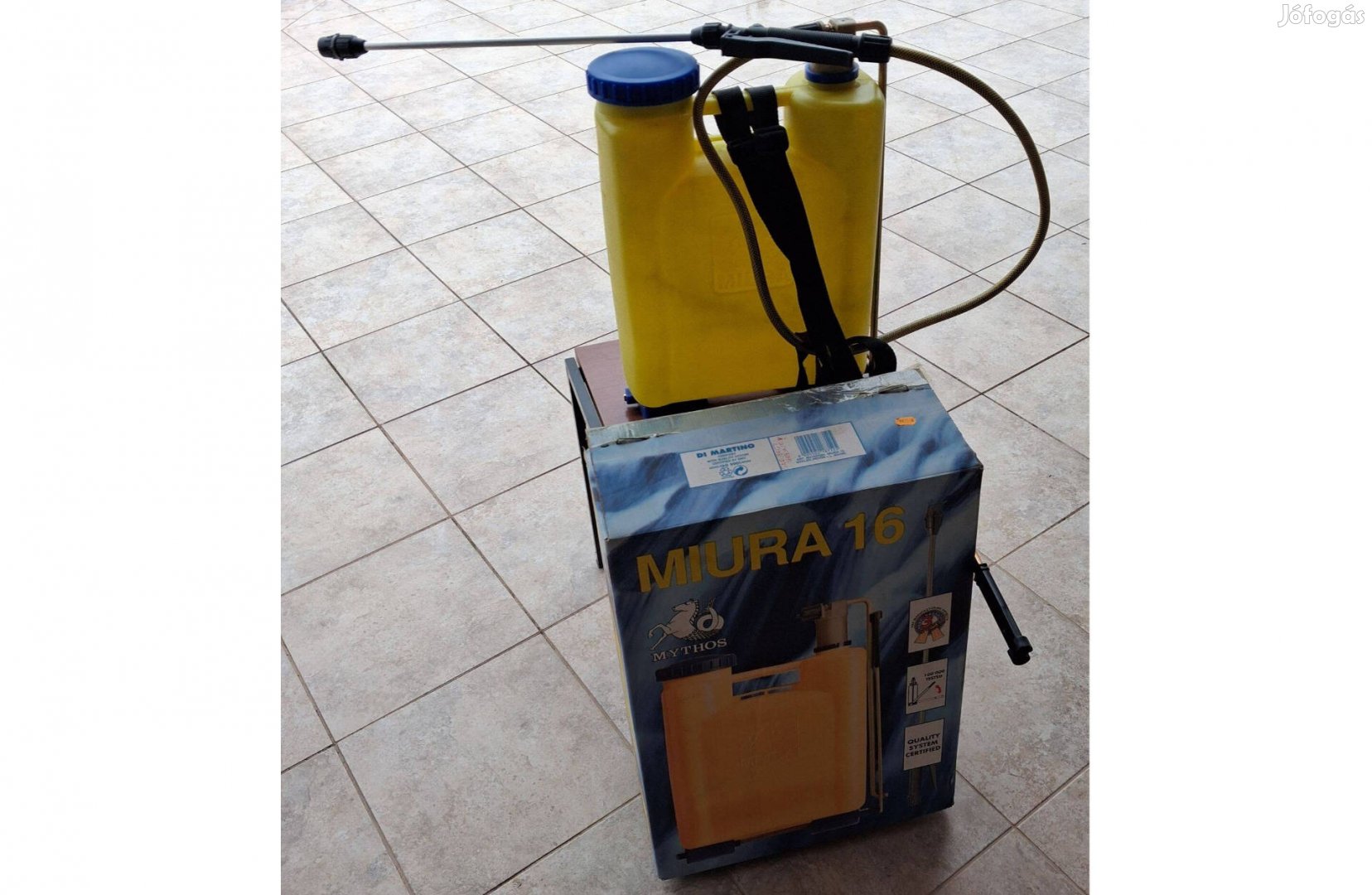 Eladó egy alig használt 16 literes Miura 16 háti permetező