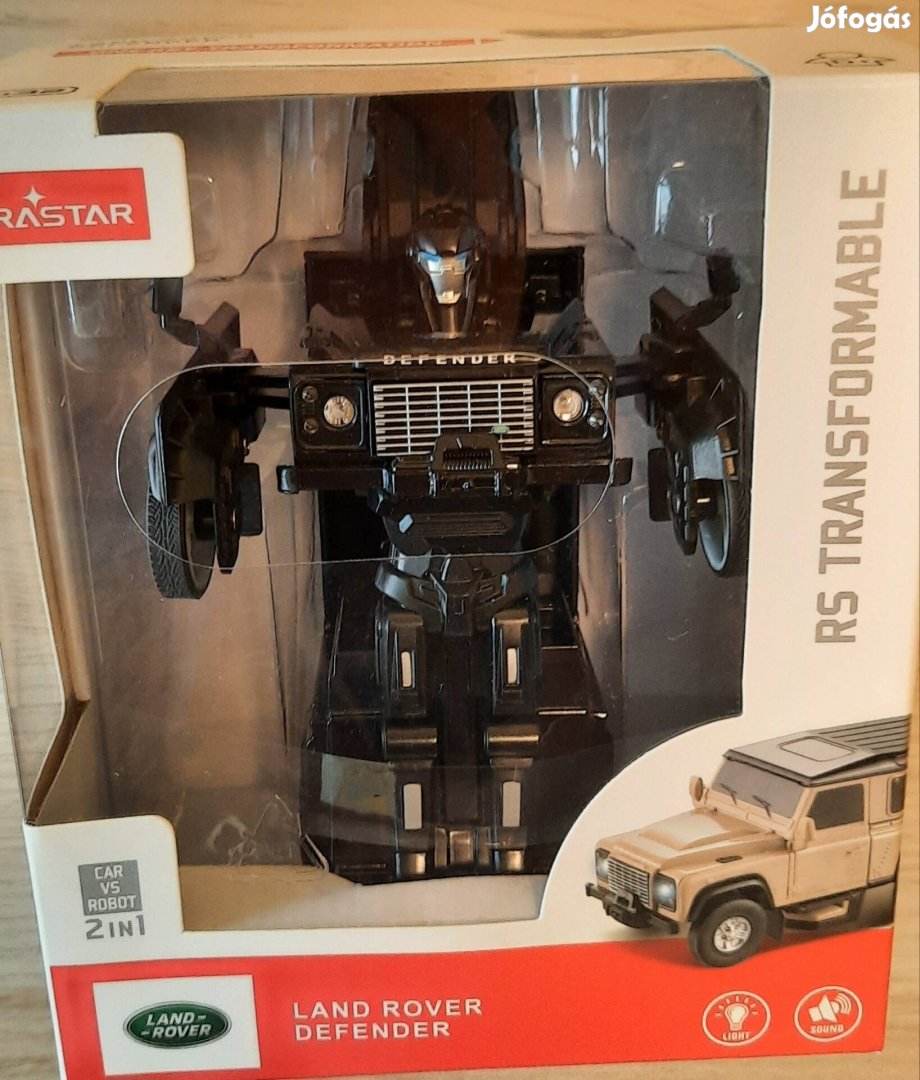 Eladó egy bontatlan Land Rover Rastar, Transformer játék autó !