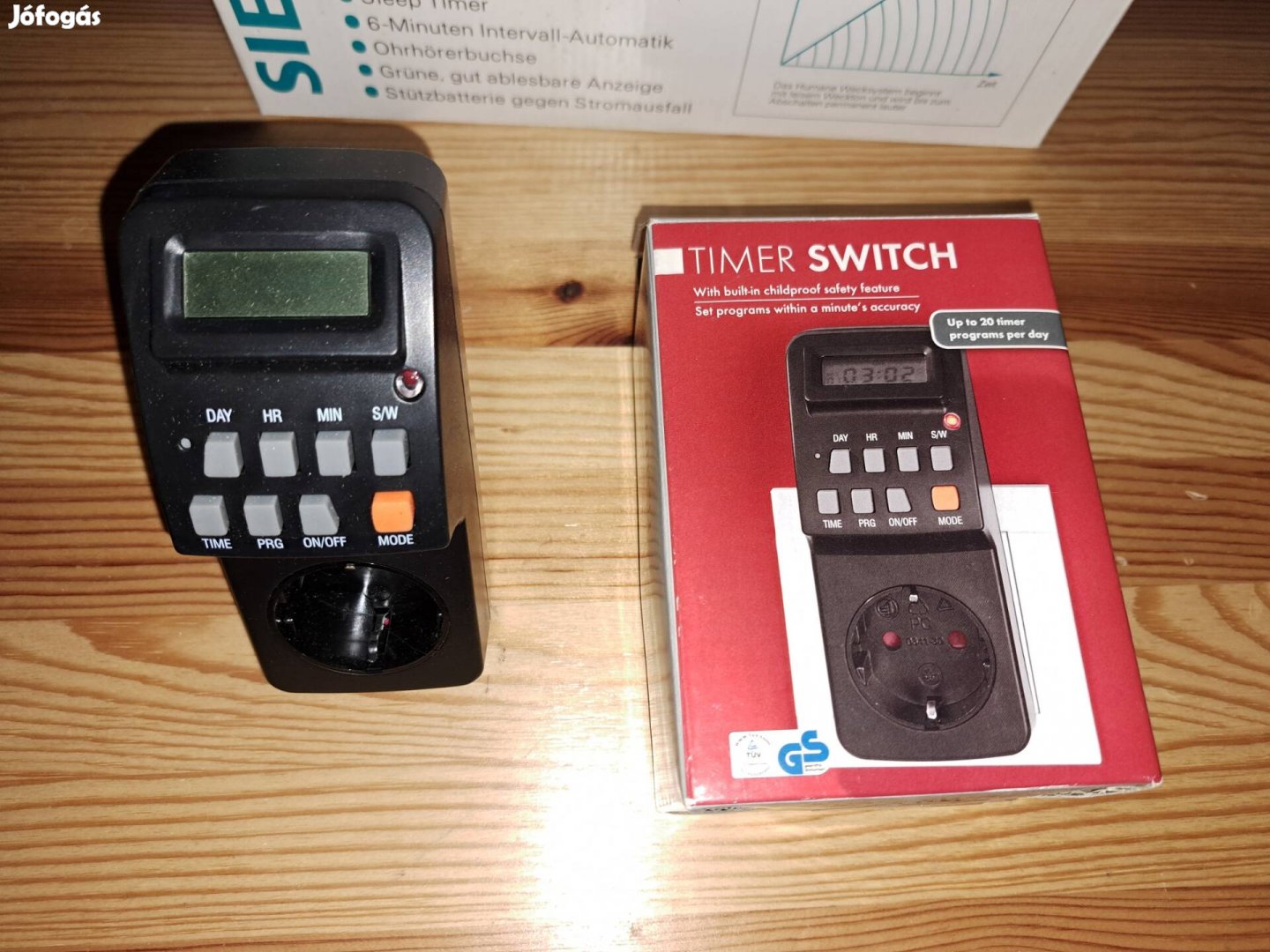 Eladó egy digitális időkapcsoló konnektor, programozható