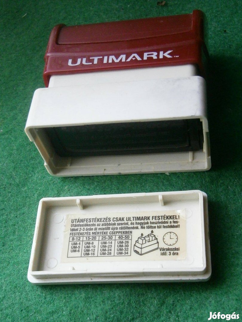 Eladó egy használt Ultimark bélyegző párnával