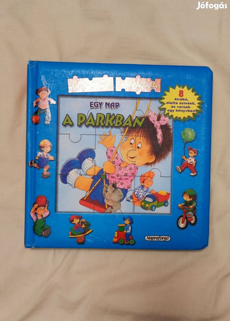 Eladó egy mesekönyv kirakó egyben Egy nap a parkban