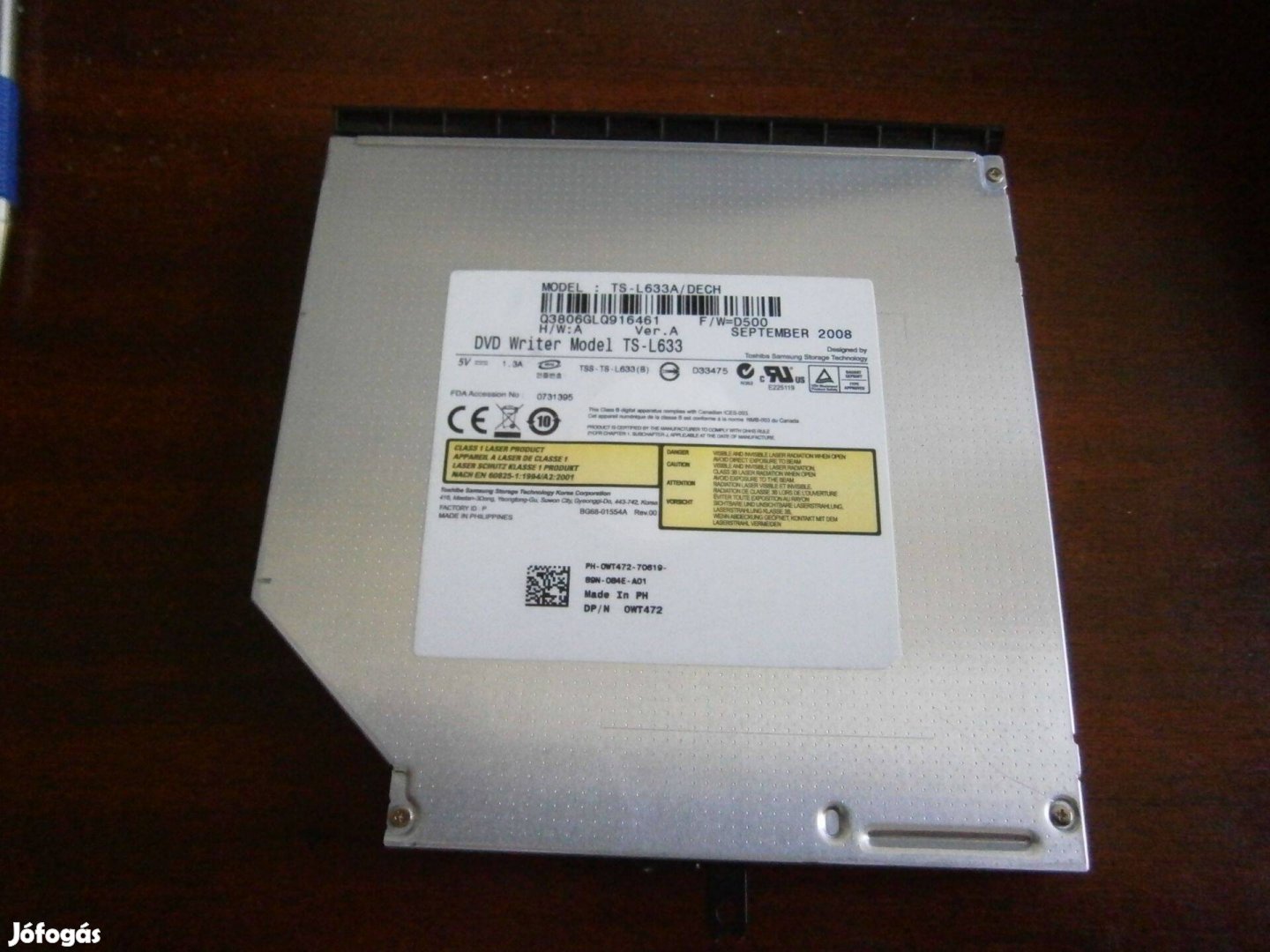 Eladó egy notebook-ból kiszerelt TSS CDDVD író