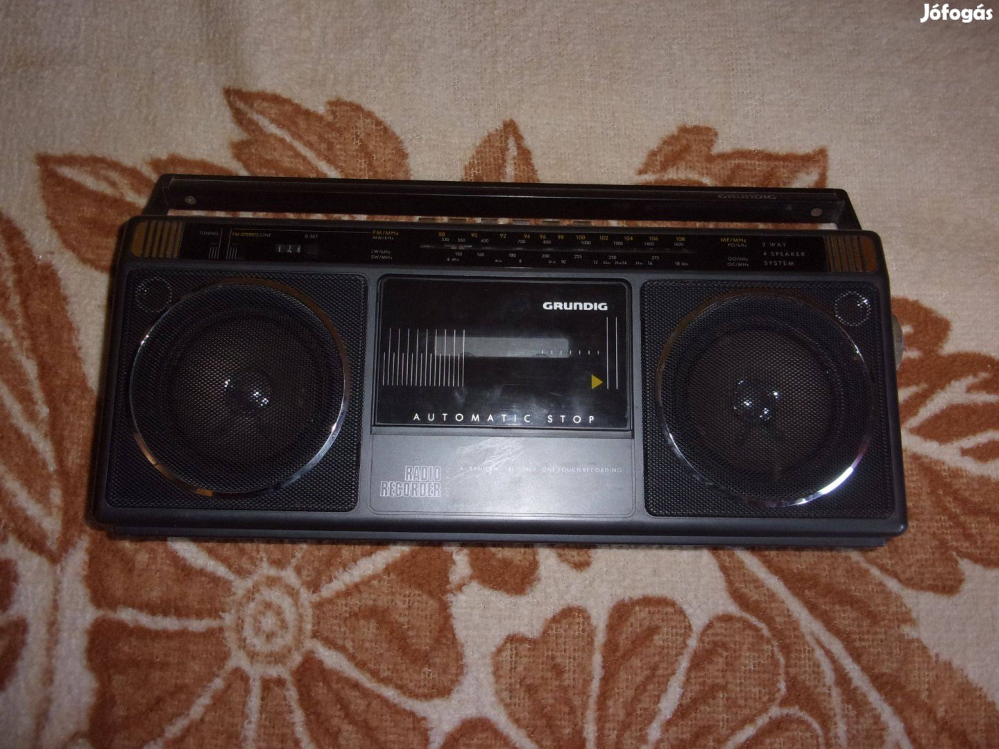 Eladó egy retró, hibás,Grundig RR455a Sztereo rádió rekorder
