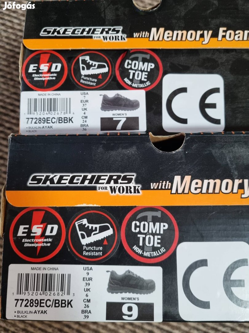 Eladó egy skechers munkavédelmi cipő 