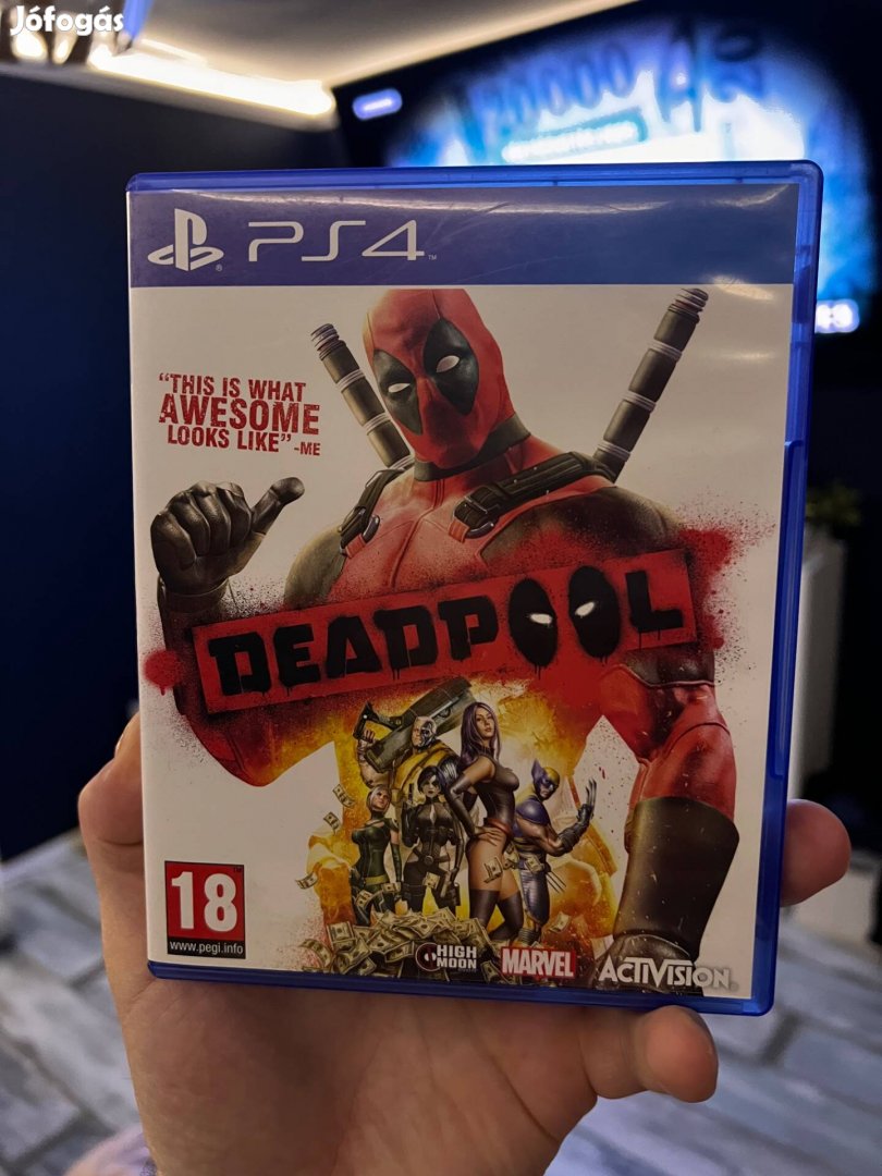 Eladó egy szuper ritka,Deadpool ps4 angol borítós játék